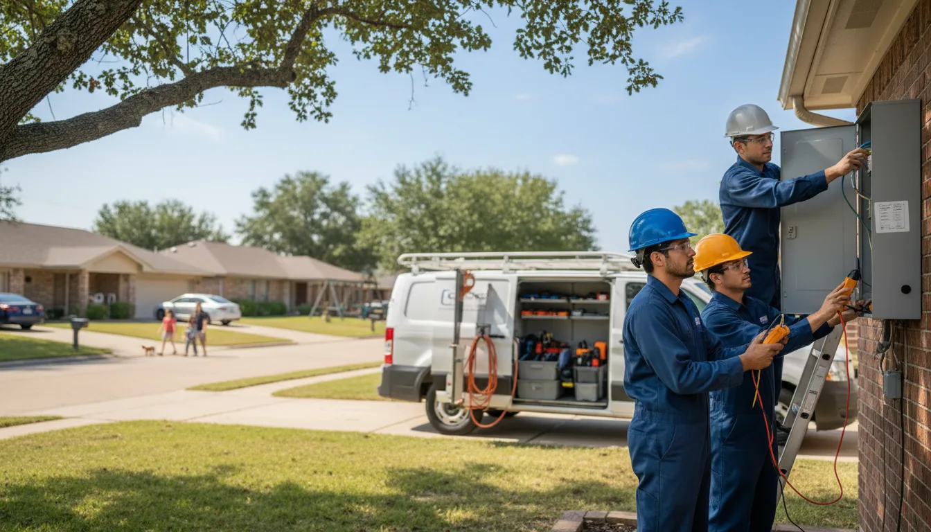 Certified electrician providing emergency electrical services in Lewellen, NE